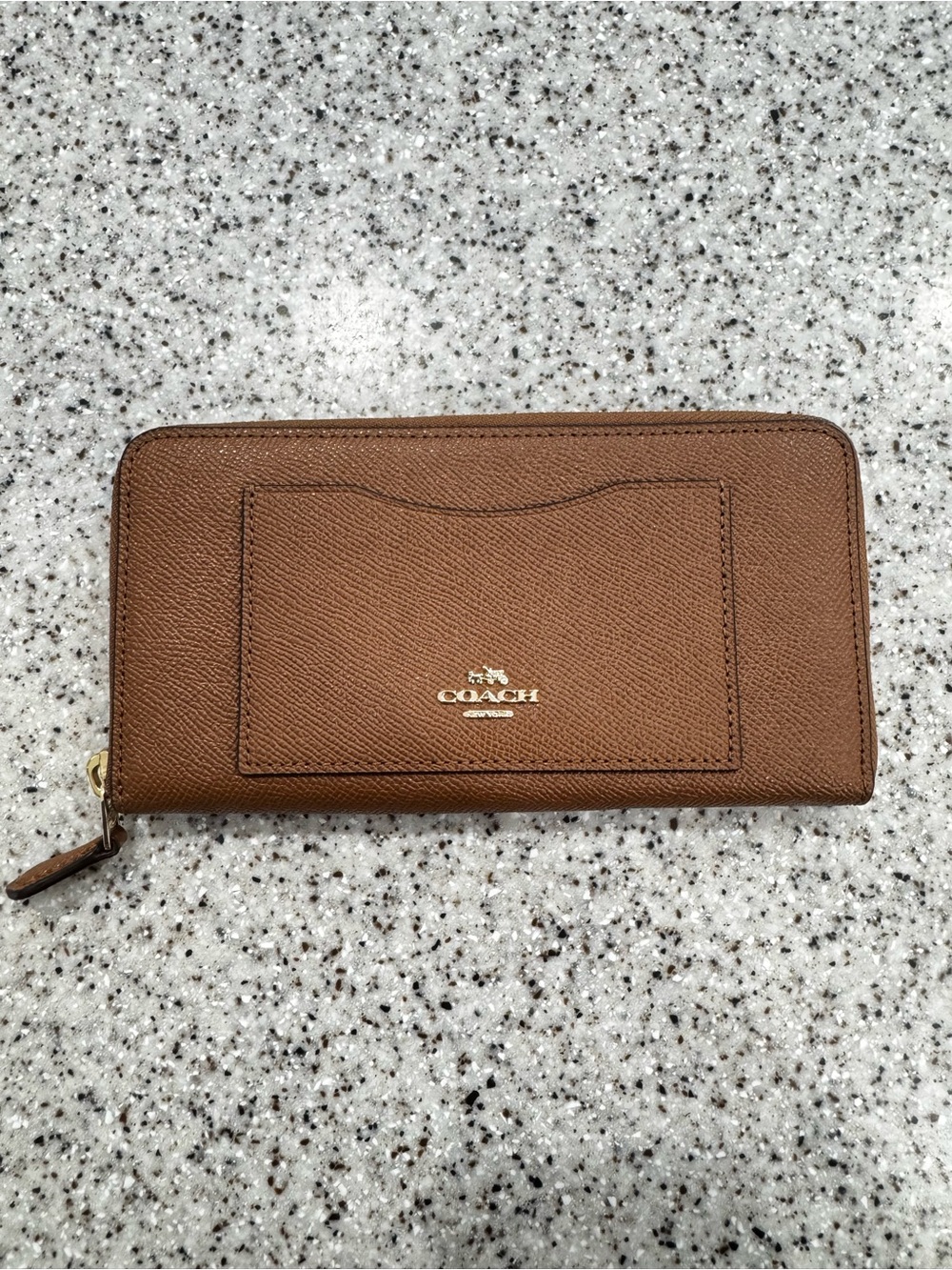 Coach zip around wallet
